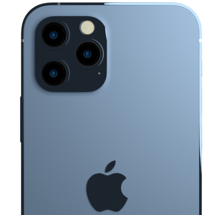 Blue iPhone